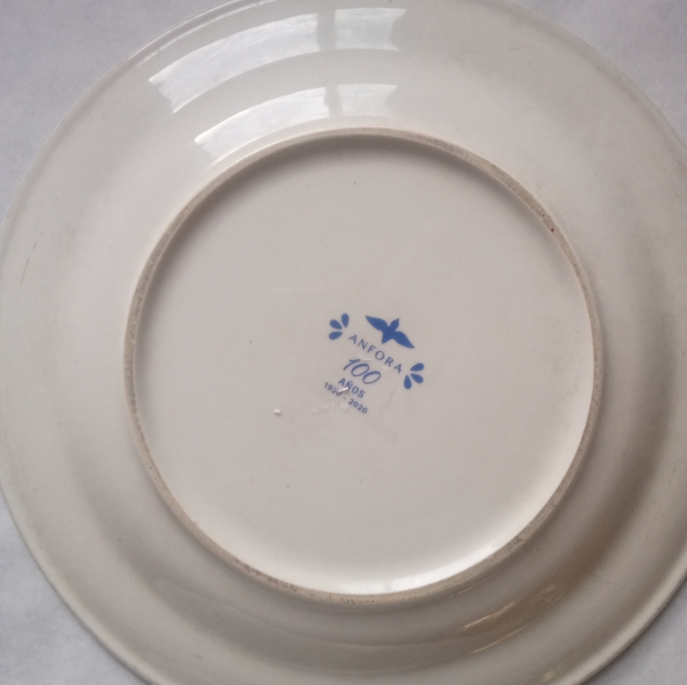 Pottery Barn Anfora 100 Year Edition Puebla Blue 11 Inch - Picture 3 of 3